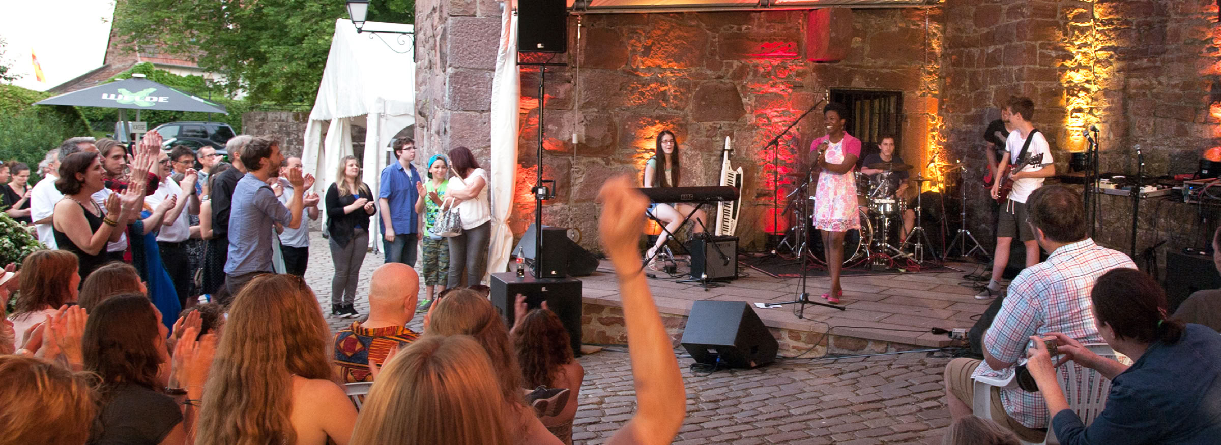 Abschlusskonzert des PopCamps Dilsberg